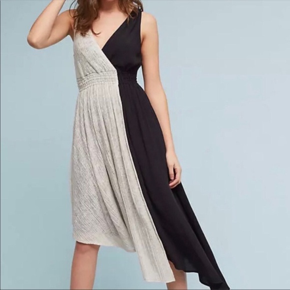 Maeve for Anthropologie Asymmetrical Dress XL